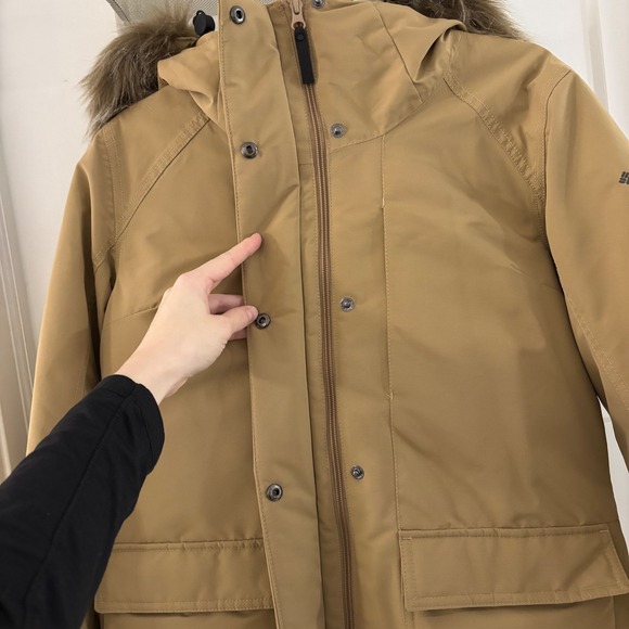 Columbia Women's Little Si™ II Insulated Parka winter coat w Faux Fur Hood Small - Picture 5 of 11